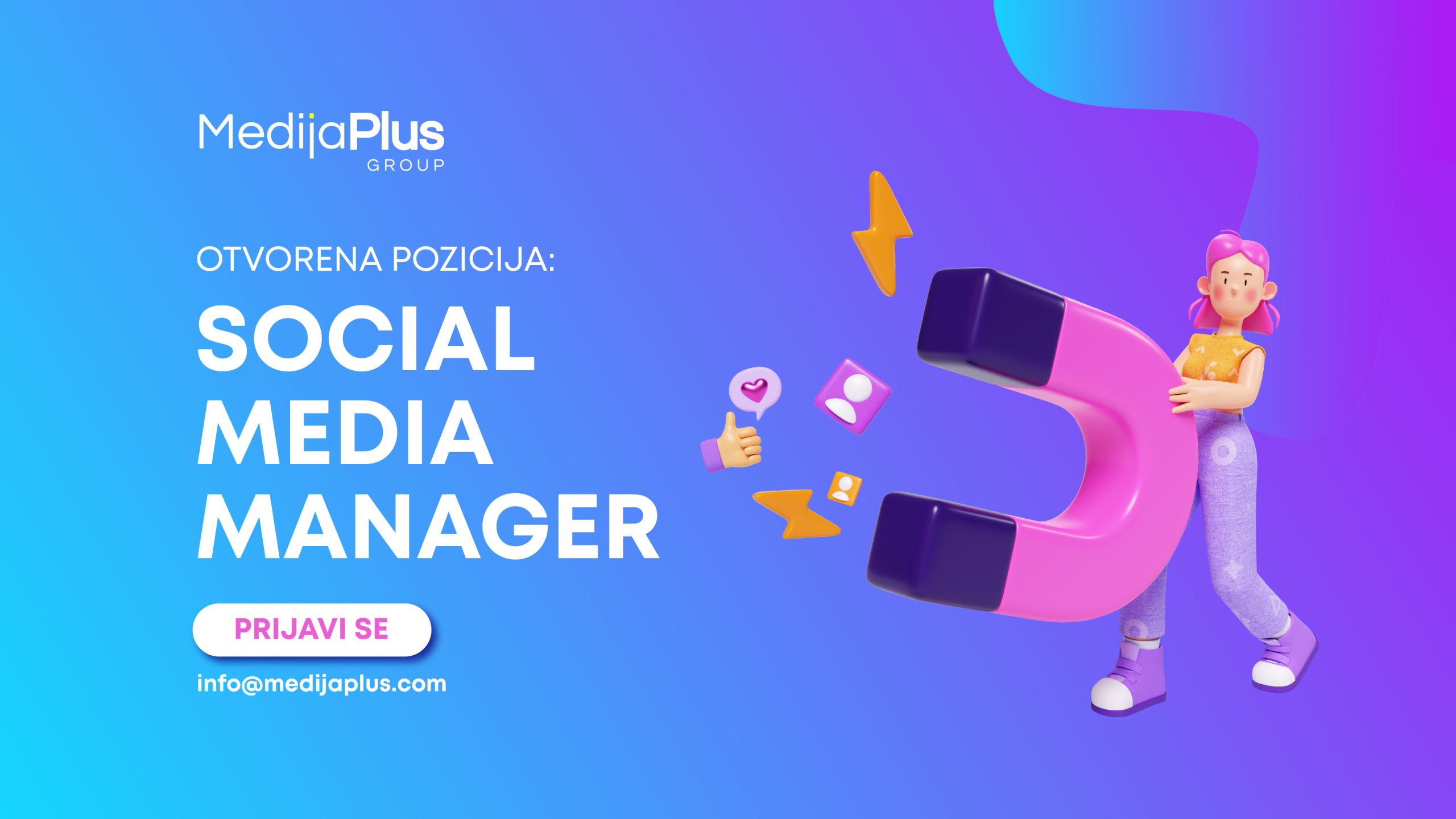 Konkurs: SOCIAL MEDIA MANAGER